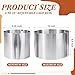Hushee 2 Pcs 6 to 12 Inch Cake Ring 5.9 Inch High Adjustable Cake Mold Baking Rings Kit Round Stainless Steel Decorating Bakeware Tools with Scaling for Mousse Baking Dessert Making