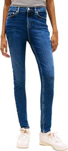 Tommy Jeans Damen Jeans Hose Nora Skinny Fit, Blau (Denim Dark), 28W/34L