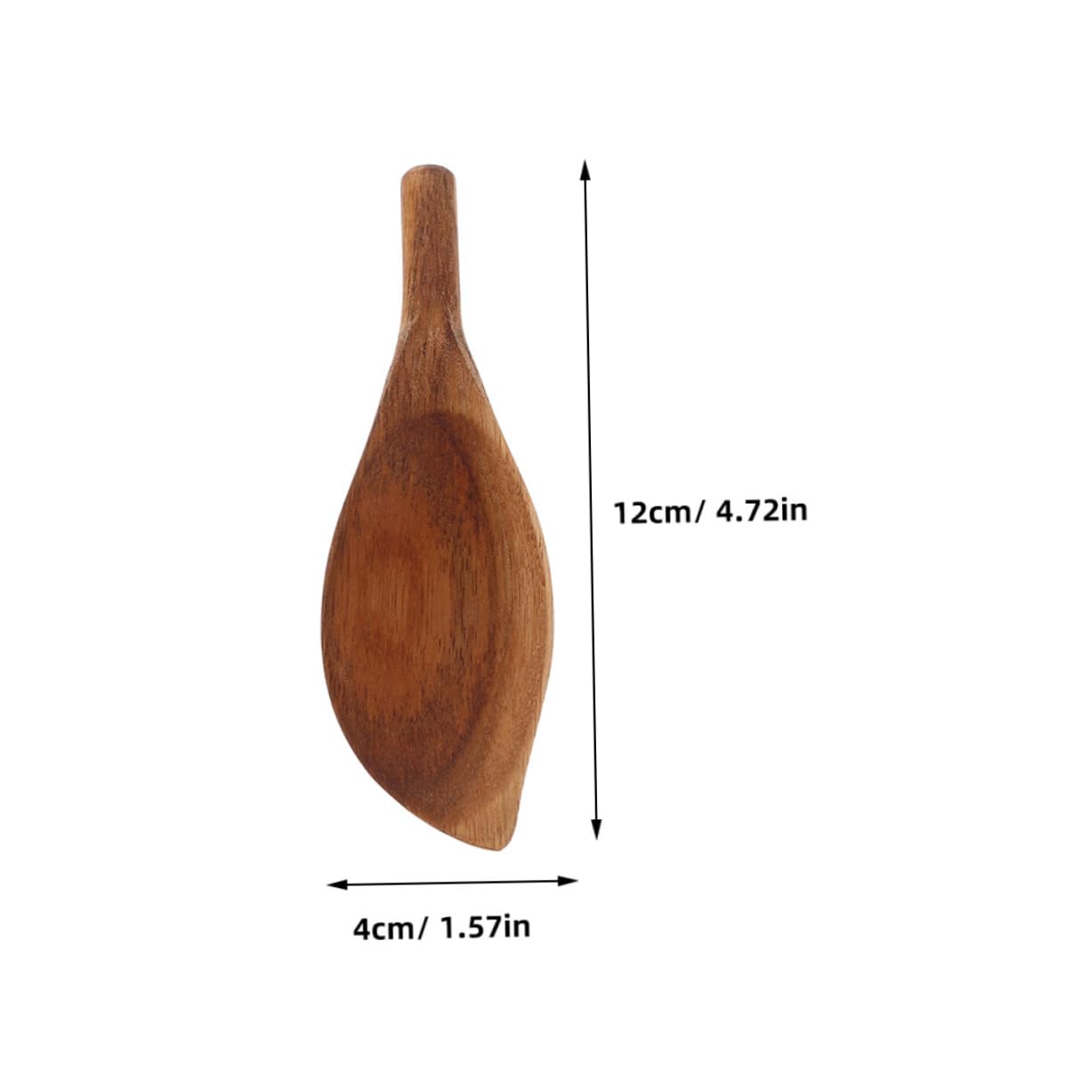 PRETYZOOM 2pcs Irregular Wood Coffee for Measuring Coffee and Lightweight Practical Design for Daily Use and Travel for Camping