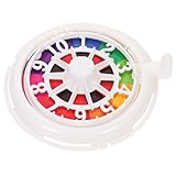 Kisangel Poker Game Wheel Compact Roulette Wheel Game for Parties Easy to Use for Men Pub Entertainment Design