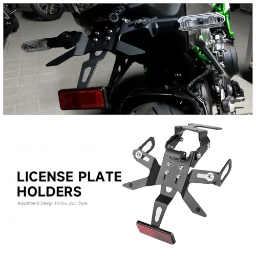 Support de plaque Kawasaki Z900 2017-2024 montage sans modification