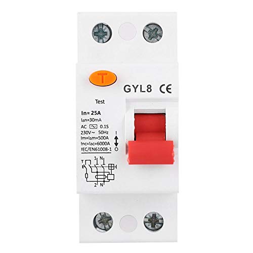 IEUMJNAT Disyuntor de Aire, Interruptor Corriente Residual, Protector electrónico contra Fugas for iluminación Edificios Protección del Sistema distribución energía(