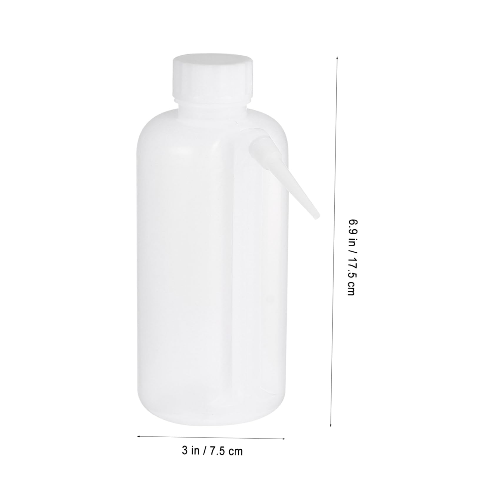 CHILDWEET 500ml Plastic Wash Bottles Bottles Laboratory Easy to Clean Reusable for Shampoo Conditioner