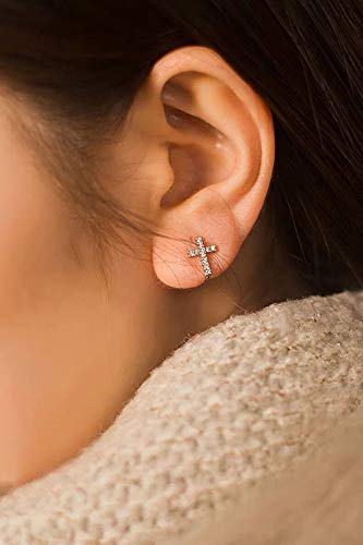 Cz Criss Cross Clip On Cuff Wrap Hoop Earrings For Women Girls S925 Sterling Silver Non-Pierced Ears Pave Crystal Diamond Small Cartilage Crawler Sweep Earring Delicate Flat Jewelry Gift #TOP2