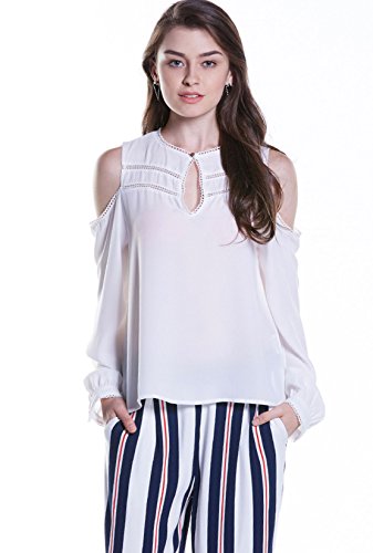 Manteau blanc YALI taille S pour illuminer vos tenues sombres