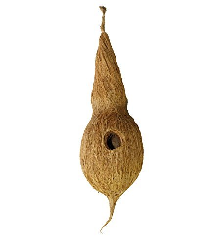 Natural Coconut Bird Nest for Small Birds (Large) -for Breeding Laying Eggs (B075HHK428) Amazon Price History, Amazon Price Tracker