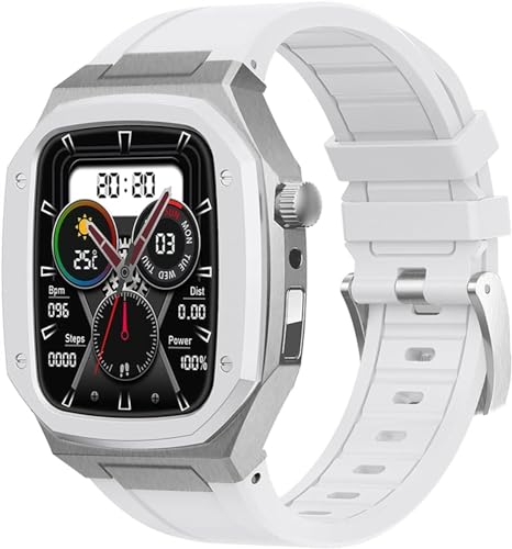Kit de modificación para Apple Watch de 45 mm: caja protectora de acero para el uso diario