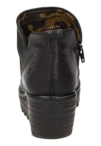 FLY London Women's Yip Dress Pump, Black Mousse, 39 EU/8-8.5 M US2