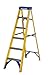 Price comparison product image Werner 7160618 Fibreglass Swingback Stepladder-6 Tread, Yellow, One Size