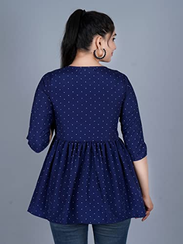 Image of Women's Rayon Anarkali Regular Fit Top