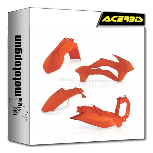 Carenage orange Acerbis pour remplacer les plastiques usés de KTM SX-F 450