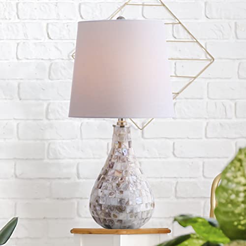 JONATHAN Y JYL1024A Mona 20.5" Mini LED Table Lamp, Cottage, Coastal, Transitional, Modern, Elegant, Office, Living Room, Family Room, Dining Room, Bedroom, Hallway, Foyer, Seashell - Image 4