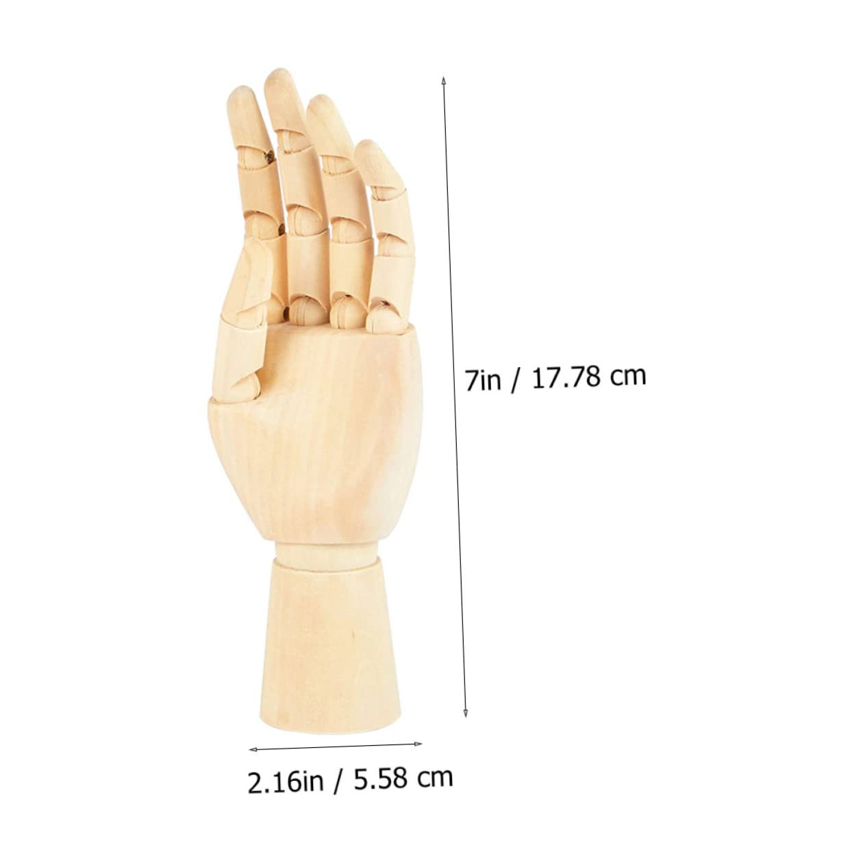 NUOBESTY 3 Series De Mano De Madera Articulados Izquierda Y Derecha Muñecos Para Dibujo Y Decoración De Escritorio Para Artistas Y Al Cómic 2 Piezas X 3