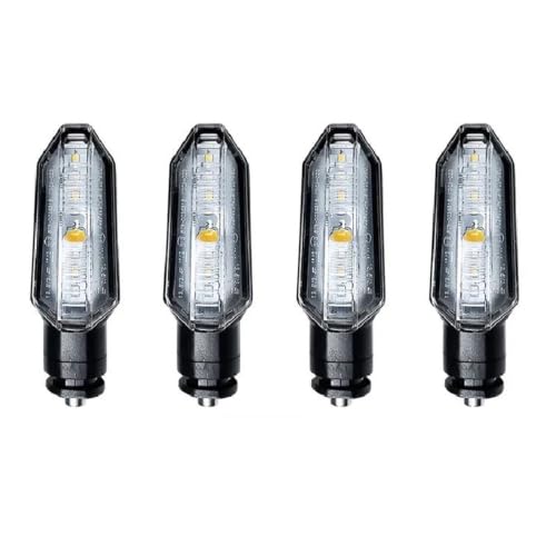 �^�[���V�O�i���C�����v �I�[�g�o�C�p�E�C���J�[�K���z���_�K��CRF250L ADV150�K��CBR650F NC750X�K��CRF 250L XADV 750 �p �t�����g/���A LED�E�C���J�[���i �I�[�g�o�C�C���W�P�[�^�[(4 Pcs Gold Whi
