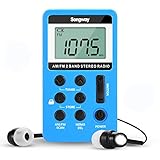 ✔Radio AM / FM - Radio 2 y 1 trans La radio de transistor FM: 64-108MHz. AM: 522-1710KHz (9K), 520-1710KHz (10K) se combina perfectamente con funciones múltiples y transmite el mundo por usted en cualquier lugar en cualquier momento.