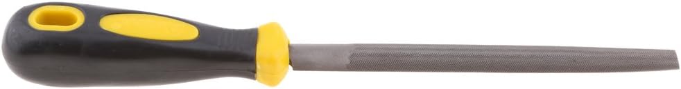 Loom Tree® 6 Inch Premium High Carbon Steel Half Round File with Comfortable Rubber Hand Grip