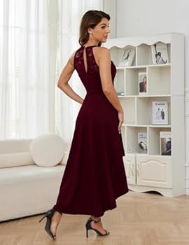 Bbonlinedress Avondjurk, elegant, voor bruiloft, feestelijke jurk, halterjurk, bruidsmeisjesjurk, cocktailjurk, partyjurk, XXL