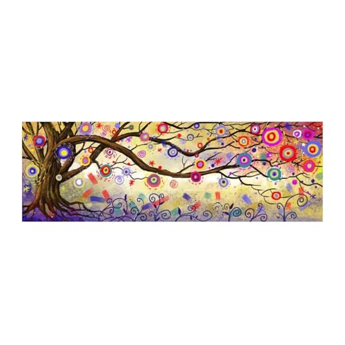Art mural pour salon fleurs d'arbre abstraites déco d'intérieur