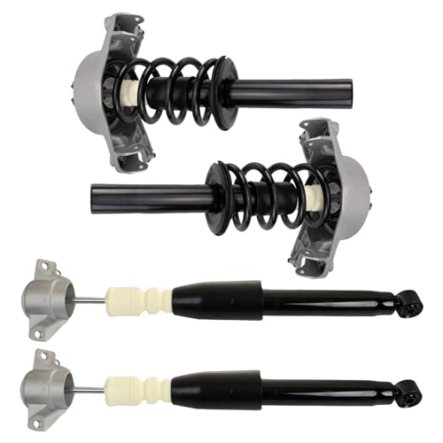 Image of TRQ Front and Rear Complete Strut Assembly & Shock Absorber Kit Complete Strut & Coil Spring Assembly Compatible with 2009-2017 Audi Q5