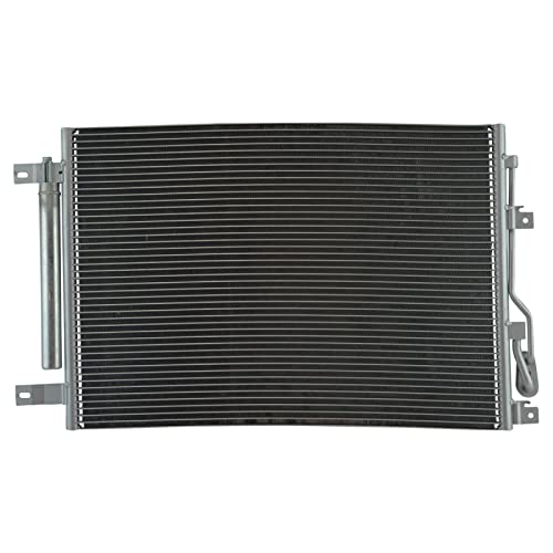 Image of TRQ A /C Condenser and Receiver Drier Assembly Compatible with 2013-16 Dodge Dart