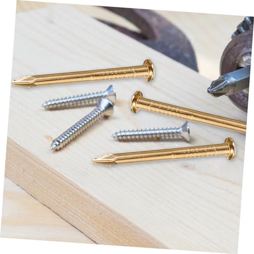 Clavos de latón 100 pcs para bisagra de muebles y ensamblaje de cajas miniatura 7