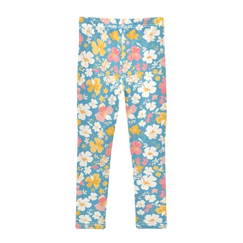 KLL Ditsy Floral Toddler Girls Cotton Pants Comfortable High Waisted Activewear Sports2