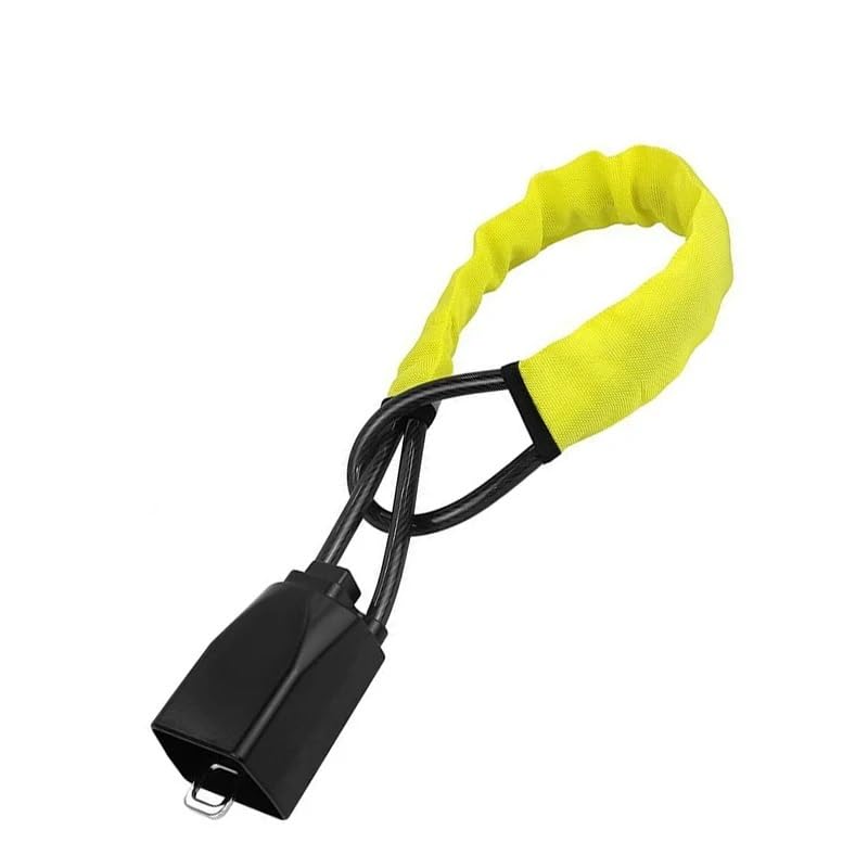 Verrouillage du volant et de ceinture de sécurité universel jaune pour fourgonnette et camping-car