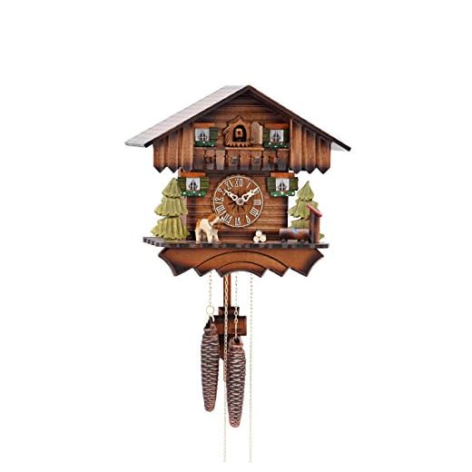 mygermanstore Cuckoo Clock Chalet House 1 Day Movement