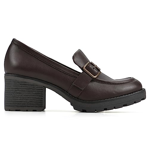 Image of WHITE MOUNTAIN Women's Shoes Bougie Block Heel Loafer