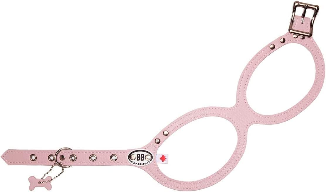 Buddy Belts Harness Pebble Grain Pink - Premium Edition (3.5)