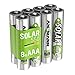 Produktbild ANSMANN Akku AAA Micro 550mAh 1,2V NiMH für Solarlampen 8 Stück - Wiederaufladbare Batterien mit geringer Selbstentladung maxE - Solar Akkus ideal für Solarleuchten im Garten - Wiederaufladbarer Akku