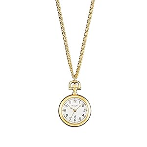 Regent Dames omhanghorloge zakhorloge met 70 cm ketting 24 mm diameter kwarts witte wijzerplaat Arabische cijfers in verschillende varianten