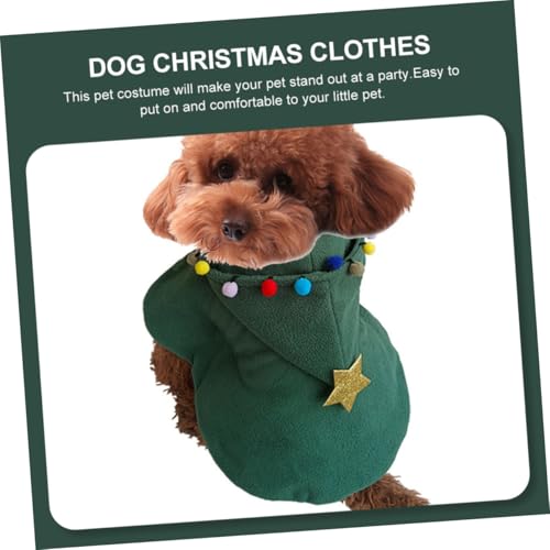 Disfraz para perro BESPORTBLE talla M verde miniatura 6