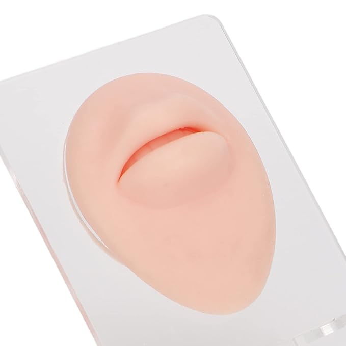 💋 Silicone Mouth Model for Tattoo & Piercing Practice! ✨