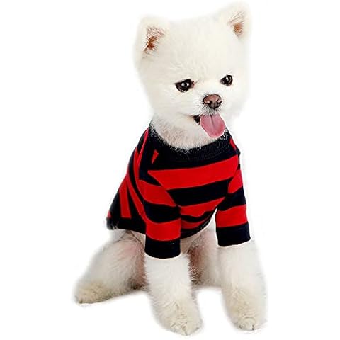 Lucky Petter Rugby Striped Dog Shirt Cover