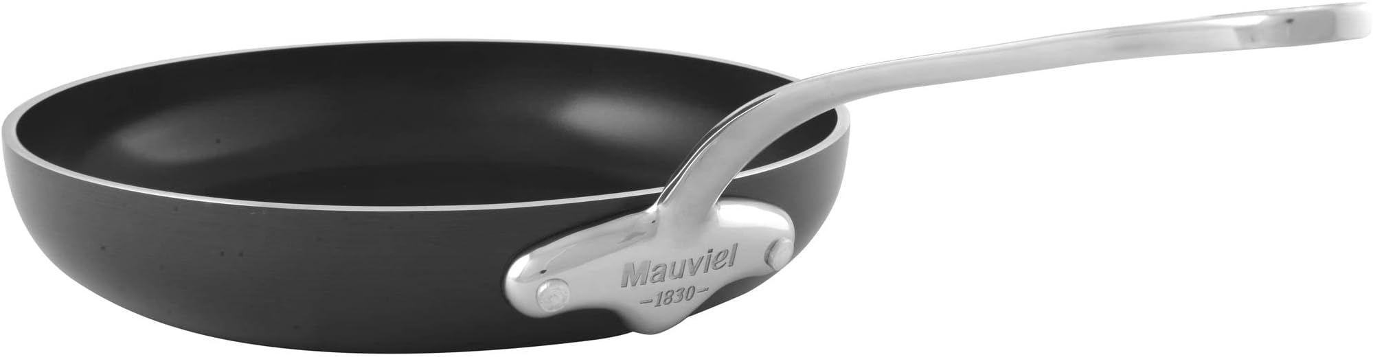 MauvielM'Stone 3 Hard Anodized Nonstick Frying Pan With Cast Stainless Steel Handle, 10.2-in, Made In France