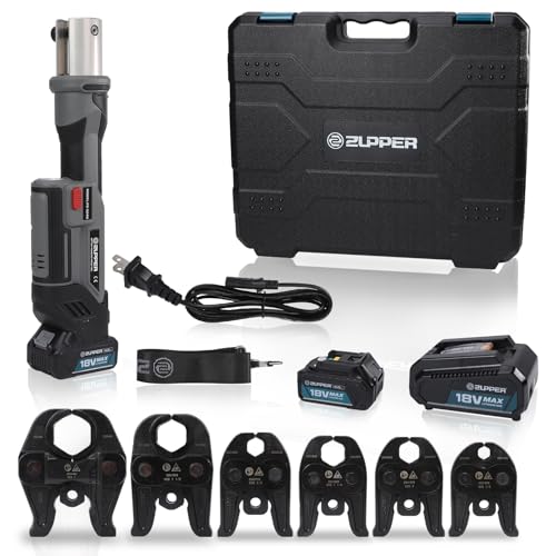 ZUPPER 6-Jaw Hydraulic Press Tool (1/2'–2')