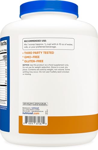 Image of Nutricost Whey Protein Isolate (Chocolate Peanut Butter, 5 Pound) Protein Powder