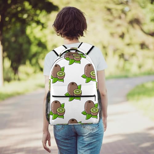 Sac à dos motif avocat multicolore avec bretelles ajustables - 6