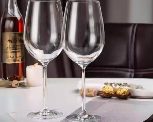 Jogo Taça Cristal Resistente Vinho Tinto Água Gin Drinks Transparente 750ml Sofisticação Luxuoso