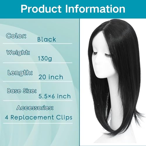 Complément capillaire cheveux clairsemés 50 cm pour retrouver du volume - 2