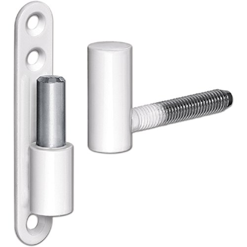 Preisvergleich Produktbild SECOTEC Universal-Tür-Möbel-Band 15 mm weiß, hochwertiges Universalband weiß