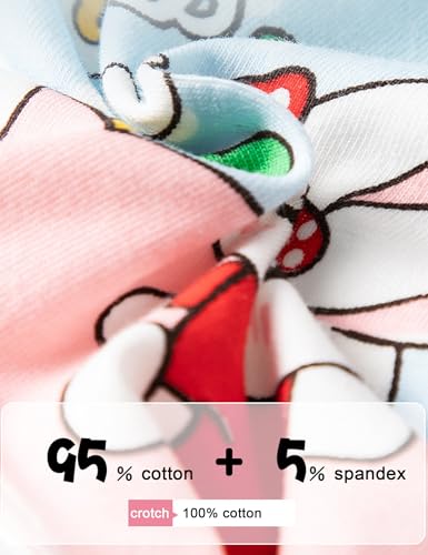 Kiench Girls Cotton Underwear Pack of 12 Toddler Boyshorts Panties2