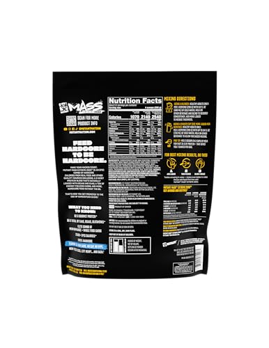 Image of Mutant Mass Extreme 2500 - High Calorie Mass Gainer Whey Protein Powder for Muscle Building and Weight Gain - Clean Calories with Whole Food Carbs - Vanilla Ice Cream 2.2 lb