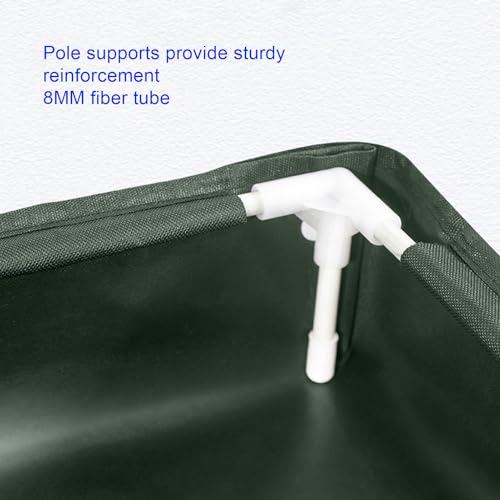 Base de Ducha Portátil Plegable 31.5x31.5x3.9in Verde OD para Camping, RV, Uso Interior y Exterior miniatura 4