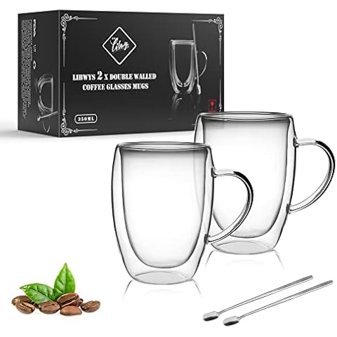 LIBWYS Tazas de Café de Doble Pared Cover