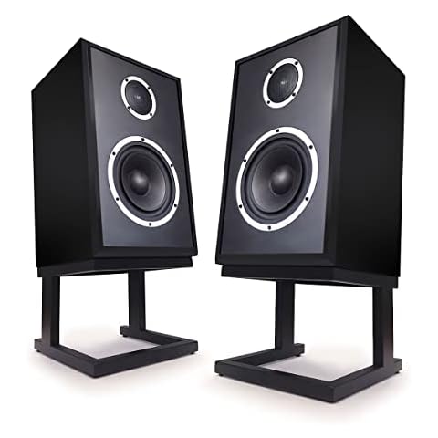 KLH Model Three 2-Way 8-inch Acoustic Suspension Bookshelf Speaker - Pair (Nordic Noir) Cover