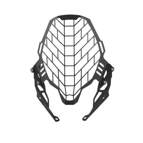 Couvercle grille phare pour moto DL 650 1000 finition noire