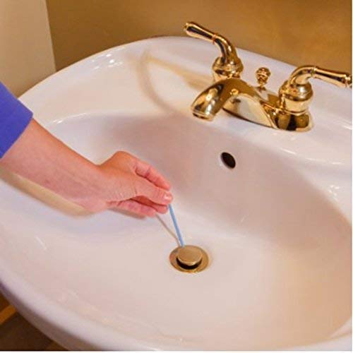 Surat Dream Odour Remover Sewer Cleaning Rod for Kitchen, Bathroom, Toilet Pipe (Blue) - 12 Sticks 1