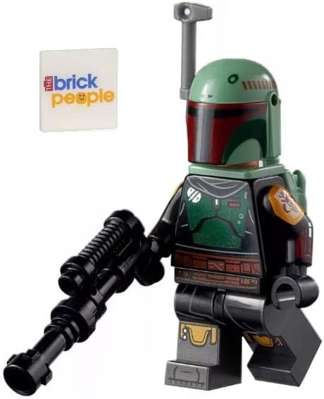 LEGO Star Wars The Book of Boba Fett Minifigura Boba Fett con armadura Beskar Blaster y Jet Pack